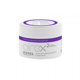 Estel, Глина для моделирования Airex, пластичная фиксация для волос, 65 мл