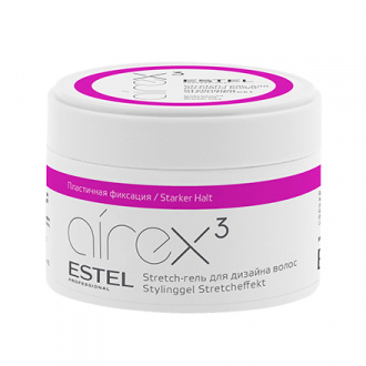 Estel, Стрейч-гель Airex, пластичная фиксация для дизайна волос, 65 мл