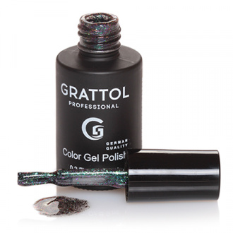 Гель-лак Grattol Galaxy №001, Emerald
