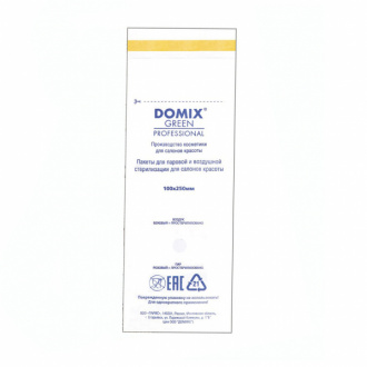 Domix, Крафт-пакеты для стерилизации белые, 100х250 мм (100 шт.)