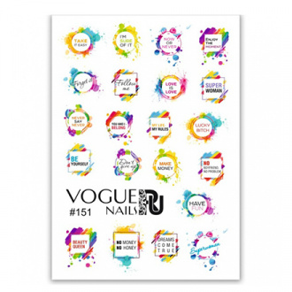 Vogue Nails, Слайдер-дизайн №151