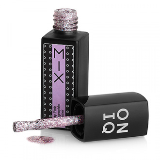 Гель-лак ONIQ Mix №103s, Dusty Pink Holographic Shimmer