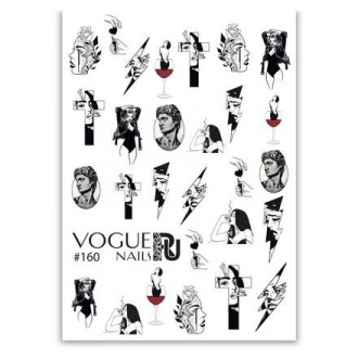 Vogue Nails, Слайдер-дизайн №160
