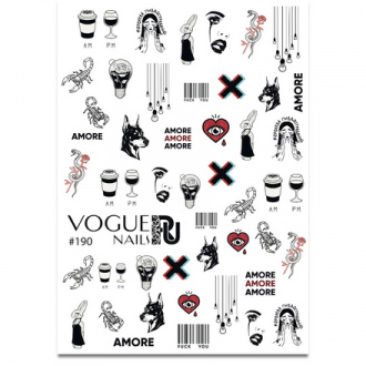 Vogue Nails, Слайдер-дизайн №190