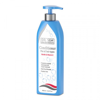 DR. SEA, Кондиционер для волос Keratin & Vitamin E, 400 мл