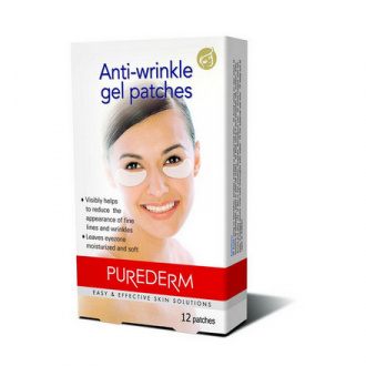 Purederm, Патчи для области вокруг глаз Anti-wrinkle, 12 шт.