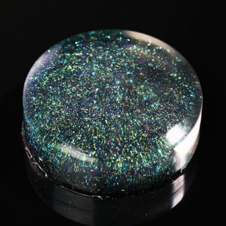 Born Pretty, Набор для стемпинг-дизайна Translucent Crystal, Green Glitter