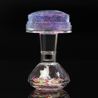 Born Pretty, Набор для стемпинг-дизайна Translucent Crystal, Purple Glitter