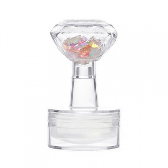 Born Pretty, Набор для стемпинг-дизайна Translucent Crystal, Clear