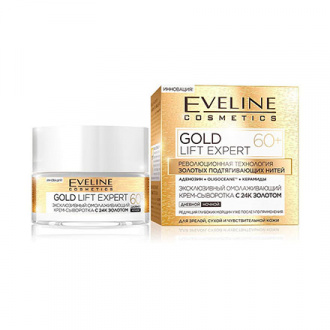Eveline, Крем-сыворотка для лица Gold Lift Expert 60+, 50 мл