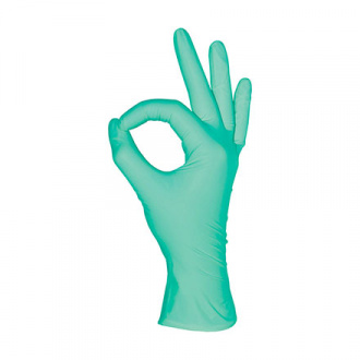 mediOk, Перчатки нитриловые, зеленые, размер XS, 100 шт.