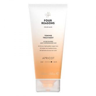 Four Reasons, Маска для волос Toning Treatment Apricot, 200 мл