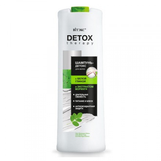 Витэкс, Шампунь для волос Detox Therapy, с белой глиной и экстрактом моринги, 500 мл
