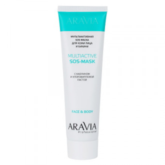 ARAVIA Professional, Мультиактивная SOS-маска для кожи лица и бикини, 100 мл