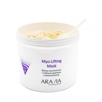 Aravia Professional, Маска альгинатная с чайным деревом и миоксинолом Myo-Lifting, 550 мл 