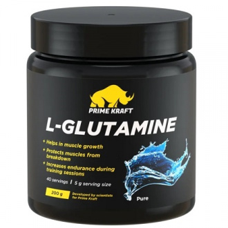 Prime Kraft, L-Glutamine, с нейтральным вкусом, 200 г