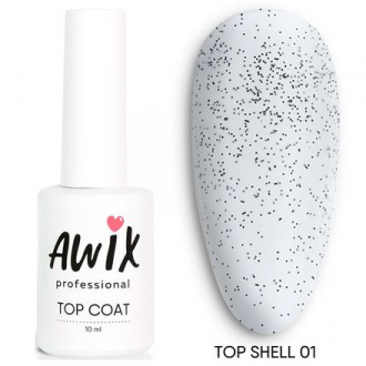 AWIX Professional, Топ для гель-лака Shell №01, 10 мл