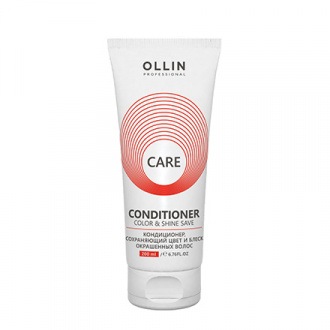 OLLIN, Кондиционер Care Color&Shine Save, 200 мл
