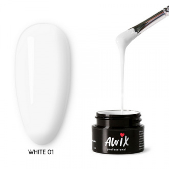 AWIX Professional, Гель-краска №01, белая