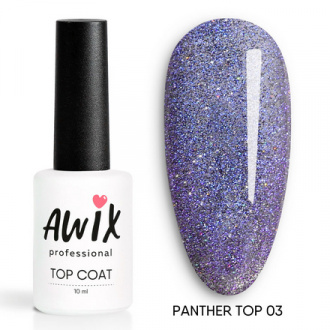 AWIX Professional, Топ для гель-лака Panther №03, 10 мл