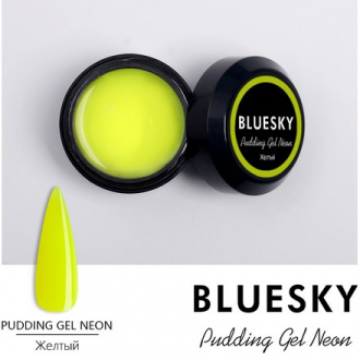 Bluesky, Pudding Gel Neon, желтый, 8 г
