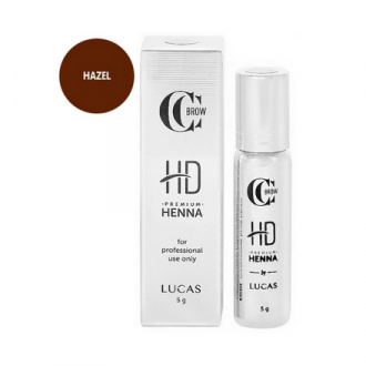 Lucas' Cosmetics, Хна для бровей CC Brow Premium, Hazel, в баночке, 5 г