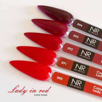 Nail Republic, База Lady in Red №90, 15 мл