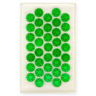 Лаборатория Кузнецова, Массажер «Тибетский аппликатор», 12х22 см, зеленый