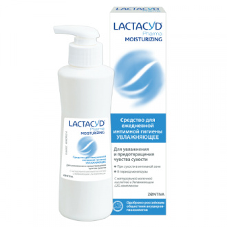 Lactacyd, Средство для интимной гигиены Pharma Moisturizing, pH 3.5, 250 мл