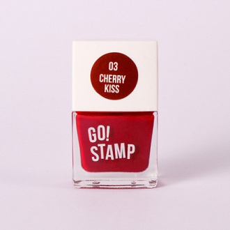 Go!Stamp, Лак для стемпинга №03, Cherry Kiss