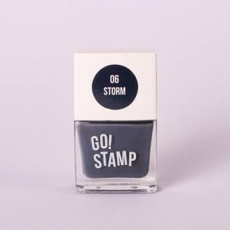 Go!Stamp, Лак для стемпинга №06, Storm