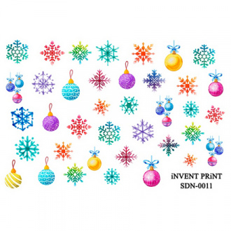 iNVENT PRiNT, Слайдер-дизайн «Снежинки. Новый год. Зима» №11