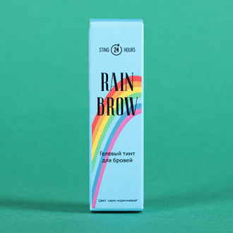 RainBrow, Гелевый тинт для бровей Grey Brown, 10 мл