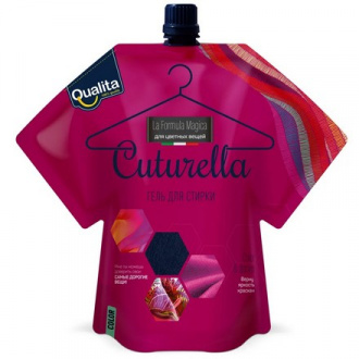 Qualita, Концентрированный гель Cuturella для стирки цветных вещей, 1 л