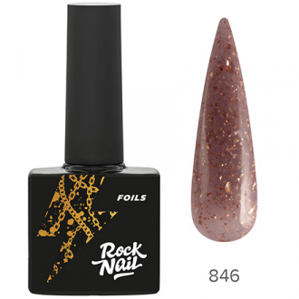Гель-лак RockNail Foils №846, Sex Nails Rock’n’Roll