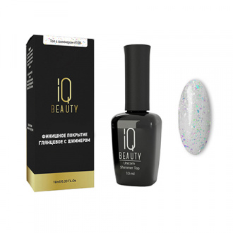 IQ Beauty, Топ для гель-лака Unicorn Shimmer №108, 10 мл