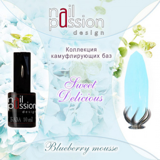 Nail Passion, База Blueberry Mousse, 10 мл