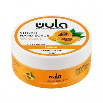 WULA Nailsoul, Сахарный скраб для рук «Папайя с витамином Е», 150 мл