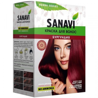 Sanavi, Краска для волос, бургундия