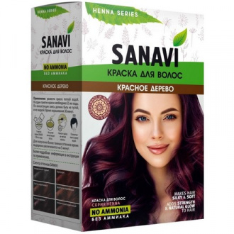 Sanavi, Краска для волос, красное дерево