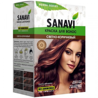 Sanavi, Краска для волос, светло-коричневая