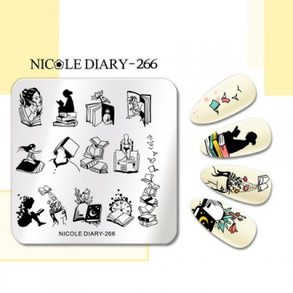 Nicole Diary, Пластина для стемпинга №266