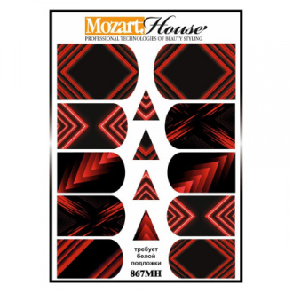 Набор, Mozart House, Слайдер-дизайн №MH867, 3 шт.