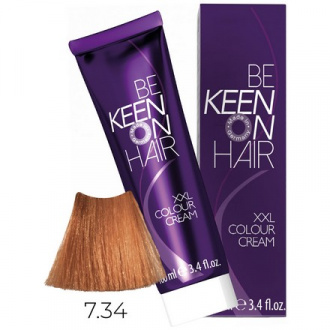 KEEN, Крем-краска для волос XXL 7.34