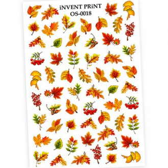 iNVENT PRiNT, Слайдер-дизайн «Осень. Веточки. Листья» №OS-18