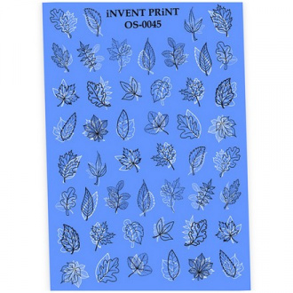 iNVENT PRiNT, Слайдер-дизайн «Осень. Веточки. Листья» №OS-45
