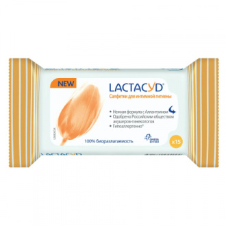 Lactacyd, Салфетки для интимной гигиены №15