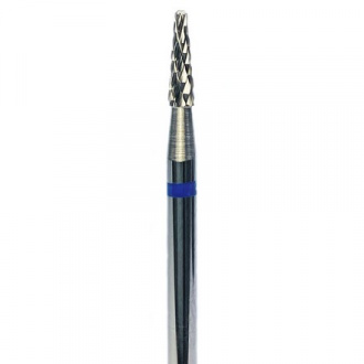 AWIX Professional, Фреза твердосплавная для левшей «Мини-конус» D=2,3 мм, синяя