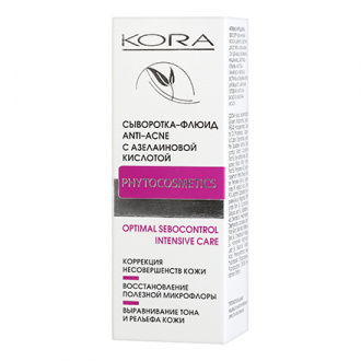 KORA, Сыворотка-флюид Optimal Sebocontrol Anti-Acne, 30 мл