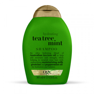 OGX, Освежающий шампунь для кожи головы с маслом Чайного дерева и мятой Extra Strength Refreshing Scalp + Teatree Mint Shampoo, 385 мл